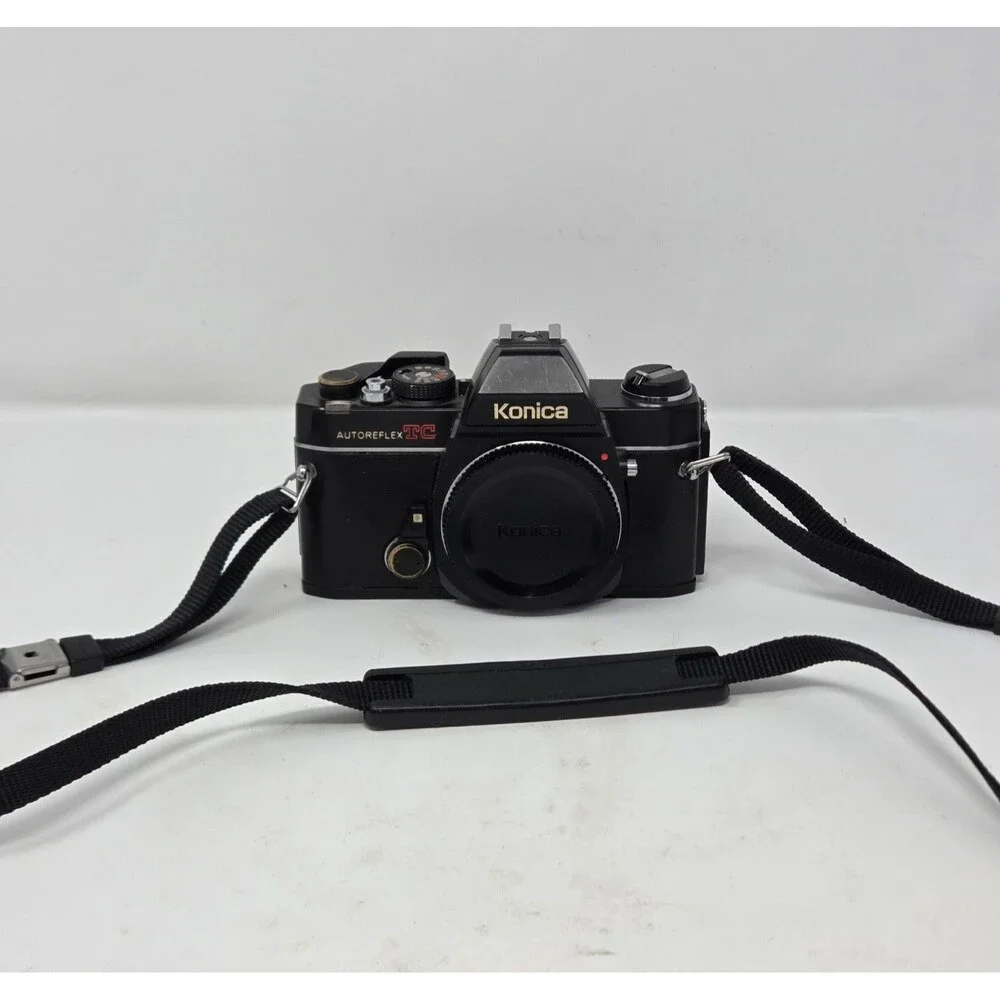 Konica Autoreflex TC 35mm Film Camera Body AR Mount Vintage Japan
